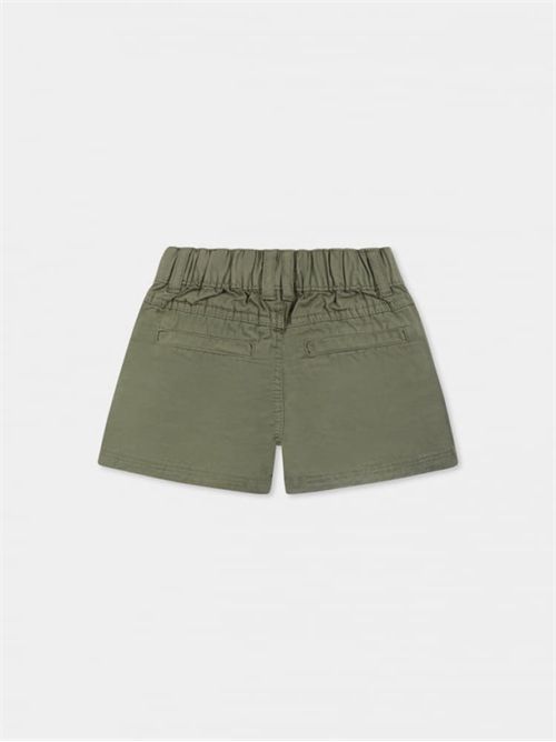 Bermuda con logo ricamato TRUSSARDI JEANS | TIP25041BE/RAMGREEN_ALOE